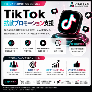 TikTok 拡散プロモーション支援